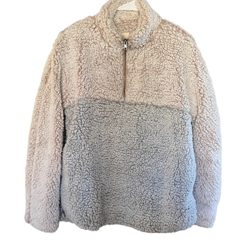 Thread & Supply Cream Sherpa Pullover
